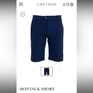 MONTAUK SHORT - Maltese Blue. Size 30 waist
